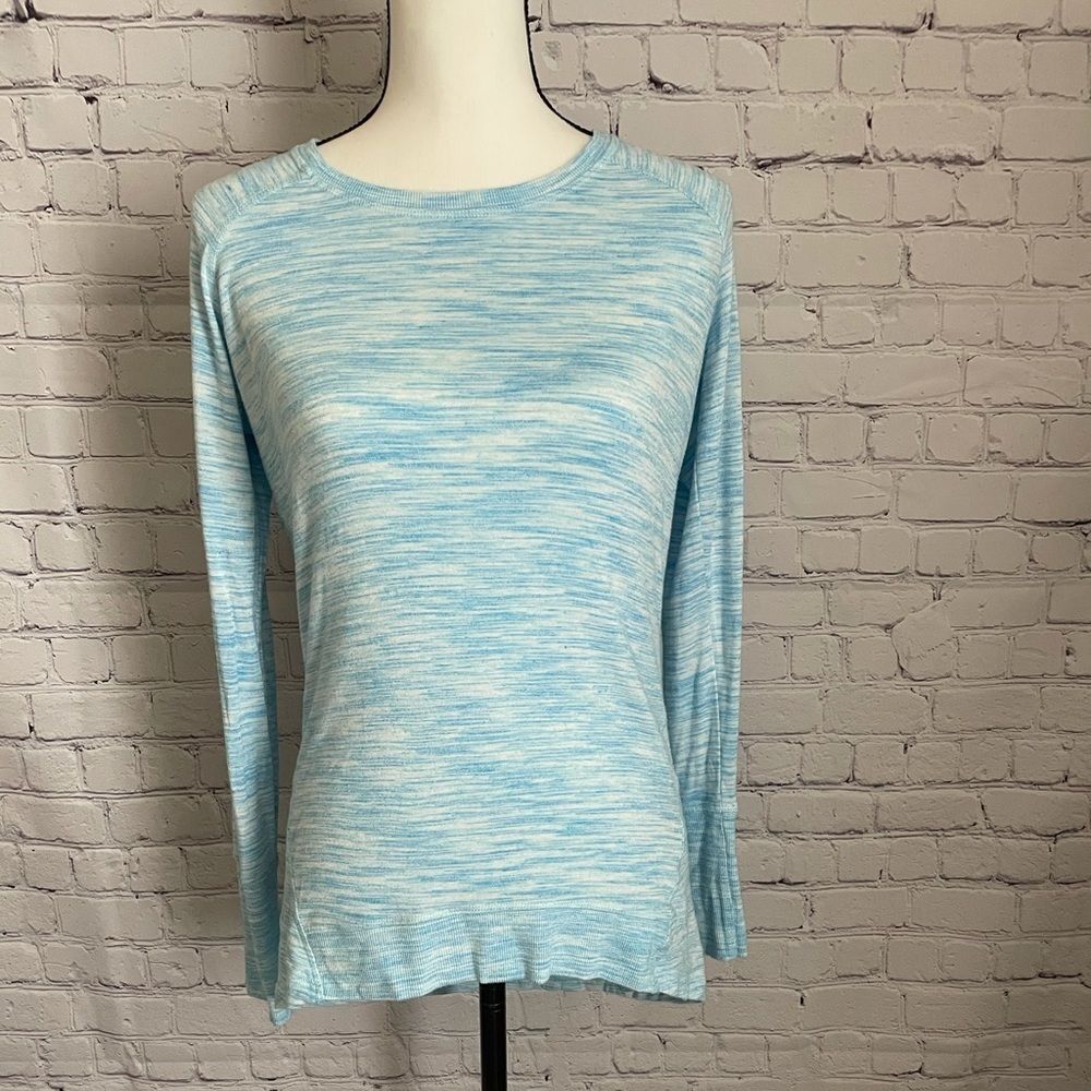 🟢Champion Elite Light blue/white Sweater Sz S - Picture 1 of 8